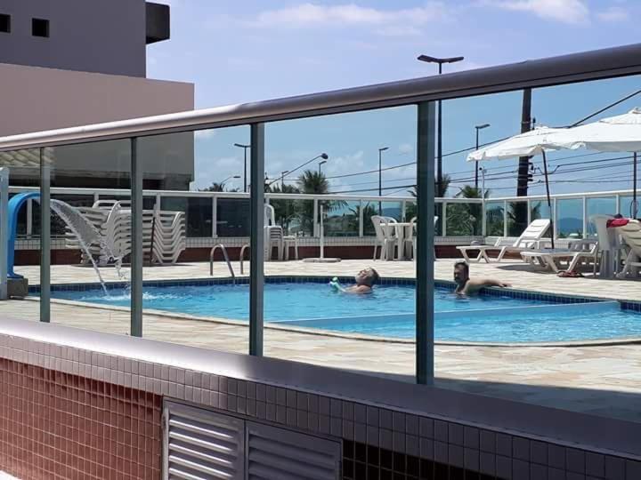 Frente Mar Piscina Churrasqueira Wifi Garagem Portaria 24Hs Appartamento Solemar Esterno foto